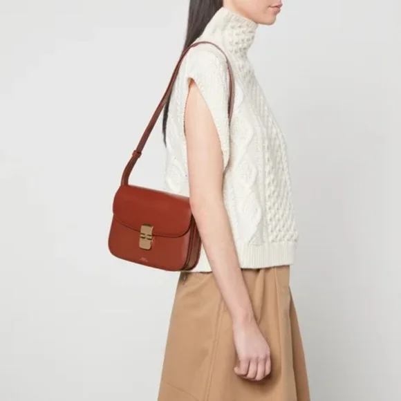 A.P.C Grace Small Bag_Hazelnut - APC - Picture 12 of 12